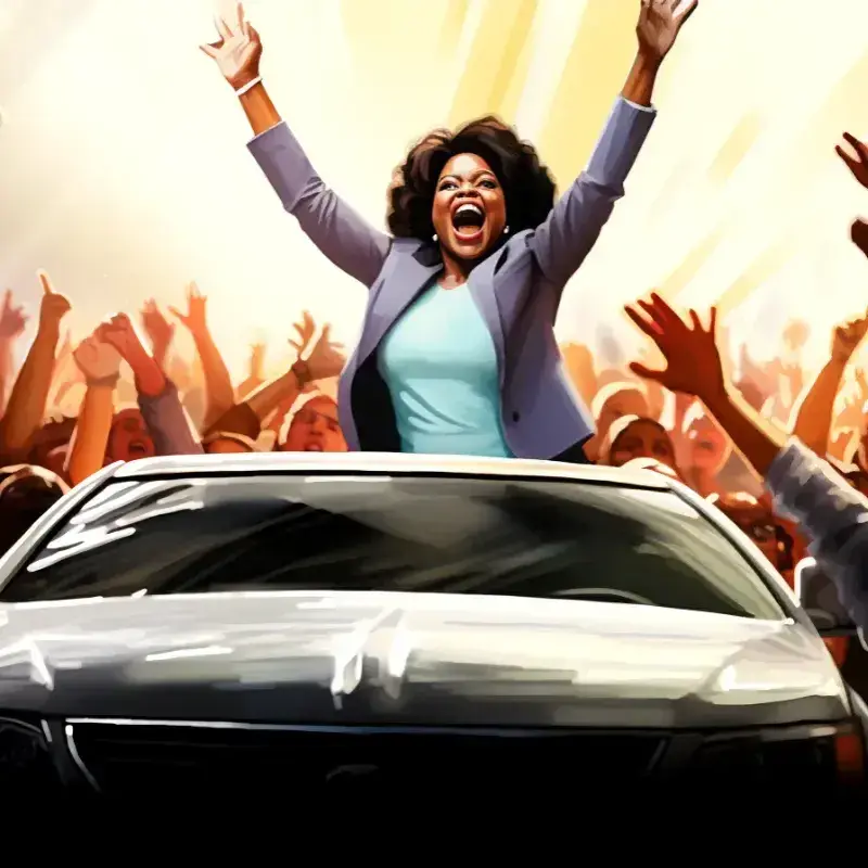 Oprah's Epic Car Giveaway: A Day to Remember on TV 🎁🚗✨