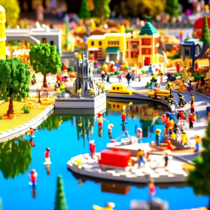 Worlds first legoland resort opens.