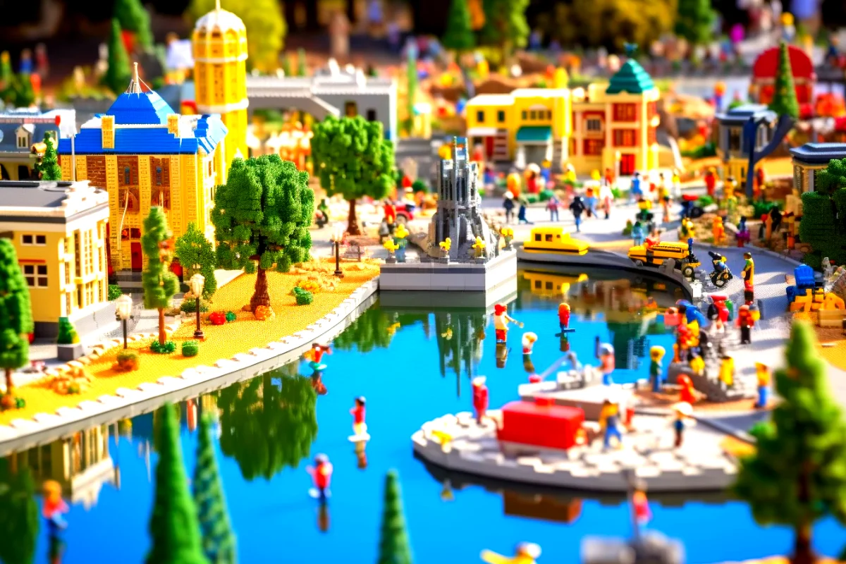 Worlds first legoland resort opens.