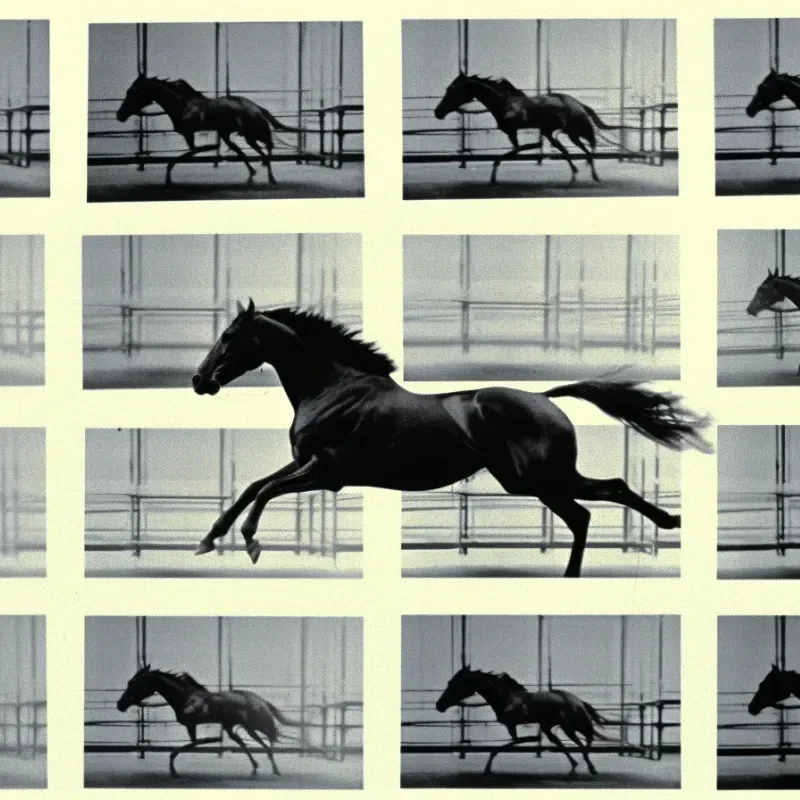 Eadweard Muybridge's Pioneering Horse Photography